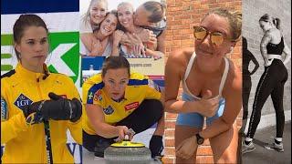 Anna Hasselborg and the Swedish Curling Team