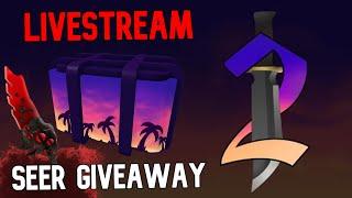 PLAYING WITH VIEWERS LIVE  MM2 GIVEAWAY AT 700 SUBSCRIBERS