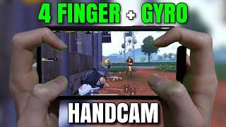 KING of 4 FINGERS   BEST 4 FINGER + GYROSCOPE PLAYER HANDCAM GAMEPLAY  iPhone 11 PUBG MOBILE