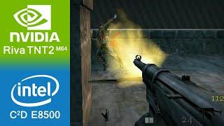 Return To Castle Wolfenstein Gameplay NVIDIA Riva TNT2 M64