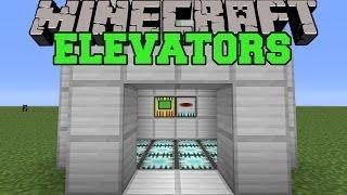 Minecraft REAL ELEVATORS SET UP EPIC ELEVATORS Mod Showcase