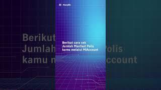 MiAccount - Cek Jumlah Manfaat Polis