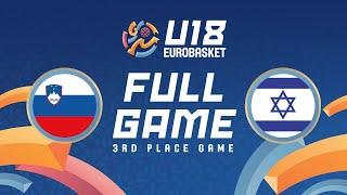 3rd Place Game  Slovenia v Israel  Full Basketball Game  FIBA U18 EuroBasket 2024