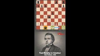 Paul Morphy Announces A Checkmate By Castling Kingside