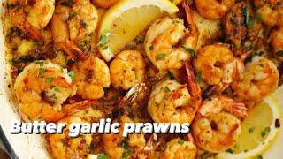 butter garlic prawns recipe  shrimp butter garlic  quick and easy starter restaurant style #prawns
