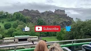 Vlog#3 An Open Top Bus Tour of Edinburgh sightseeing short video