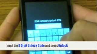 How to Unlock Samsung Galaxy S 4G Vibrant T959  T959v from T-Mobile by Sim Network by Unlock Code