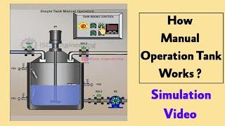 How Manual Operation Tank Works ?  Animation