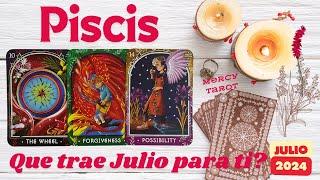 Piscis ️ QUE TRAE EL MES DE JULIO A TU VIDA?  Predicción General Julio 2024 #piscis #tarot #hoy