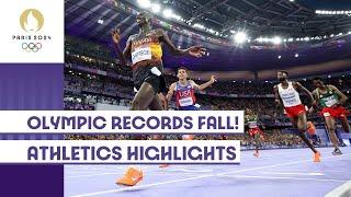 Olympic Record Fall  Best of Athletics Day 7  #Paris2024 Highlights