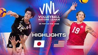  JPN vs.  USA - Highlights  Week 3  Mens VNL 2024