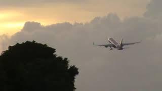 Air Asia Airbus A320 Take Off At Adi Sucipto Airport Of Yogyakarta