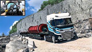 From Balkan to Europe Double Trailer Transport in Euro Truck Simulator 2 - Moza R21 & TSW Setup