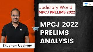 MPCJ 2022 Prelims Analysis  Shubham Upadhyay   Judiciary World