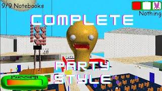 Party Style Complete Baldis Basics Classic Remastered