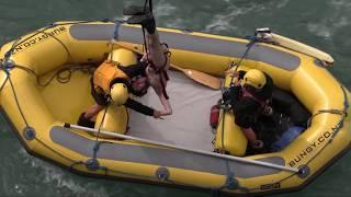 Naked bungy jump at Kawarau Bridge