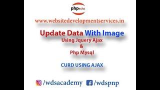 Update Data Using Jquery Ajax and Php Mysql  Jquery Ajax Tutorial