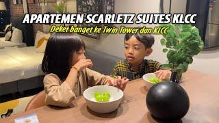 Liburan ke Kuala Lumpur bareng 2 anak  Room tour apartemen scarletz suites KLCC