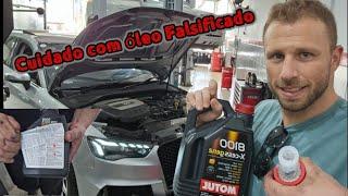 Cuidado Óleo Motul Falsificado Diferença Revisão Audi S3 Forjada