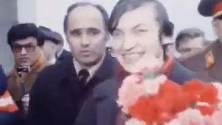 Anatoly Karpov arraved in Moscow from Philippines 1978