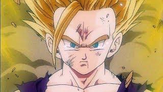 Gohan Goes Super Saiyan 2 for the first time  Japanese version 