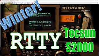 Winter ► RTTY Wetterbericht ► Tecsun S2000 ► Telereader Decoder