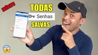 INÉDITO AONDE FICA TODAS AS SENHAS SALVAS EM SEU CELULAR ANDROID