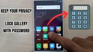 How to Lock Gallery on Mobile With Password