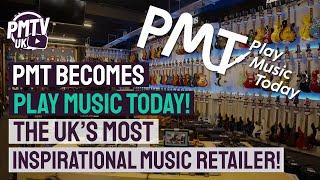 Exciting Announcement From PMT - Play Music Today The UKs Most Inspirational Music Store