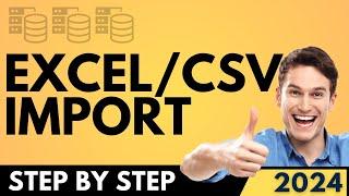 How to Import ExcelCSV file in PhpMyAdmin 2024