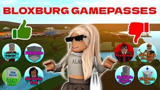 ARE THE BLOXBURG GAMEPASSES WORTH IT?  roblox