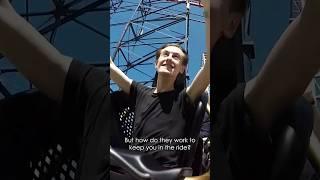 How do roller coaster restraints work? #rollercoaster #howitworks #shorts #short