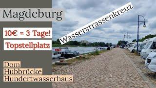 #193  Günstiger Stellplatz in Magdeburg an der Elbe.