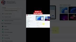 Windows 11 Dark Mode #windows11 #windows11darkmode