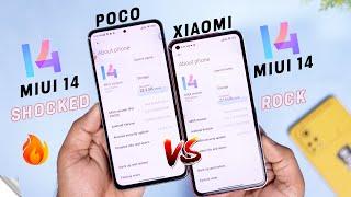Xiaomi MIUI 14 Vs Poco MIUI 14 Side by Side Features Comparison  Poco Vs Xiaomi War 