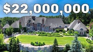 Inside a $22000000 Mega Mansion near Detroit Michigan