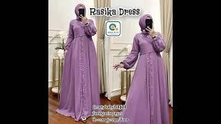 Terbaru gamis Rasika dress 2023 yg sangat cantik fashion busana muslim