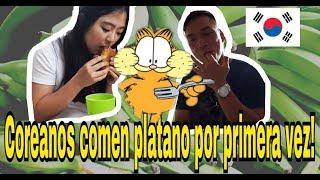 COREANOS COMEN PLATANOS POR PRIMERA VEZ FT LINA WOO & MEIKCJ