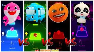 Baby Shark & Tayo Little Bus & Annoying Orange & BabyBus. Who Is Best?