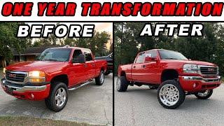 CLEANEST 1 YEAR TRANSFORMATION OF MY DURAMAX TRUCK BUILD  LLY 