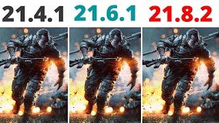 AMD 21.4.1 VS 21.6.1 VS 21.8.2 Tested 10 Games