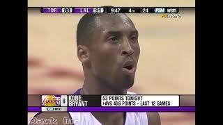 Kobe Bryant In 81 Sayı Attığı Efsane MaçFull HighlightsHD