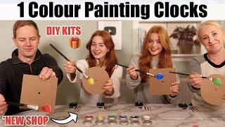 1 Colour Custom Painting Clocks *DIY Christmas Crafts + Gifts  R Studios