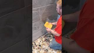 Removing grout haze