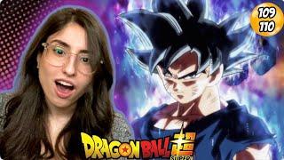 ULTRA INSTINCT DRAGON BALL SUPER Episode 109-110 REACTION  DBS