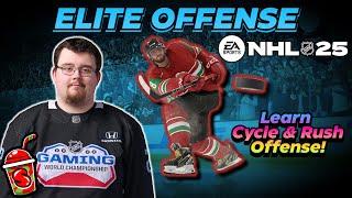 HOW TO SCORE AND PLAY ELITE OFFENSE IN NHL 25