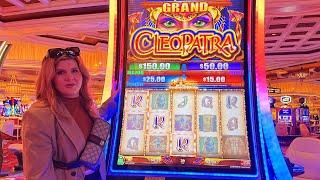 I Found the BRAND NEW Cleopatra Grand Slot Machine in Las Vegas