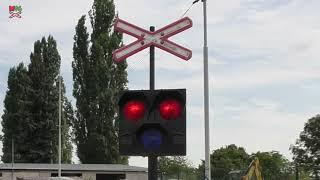 Železniční přejezd Slaný předměstí vlečka - 92019  Czech railroad crossing