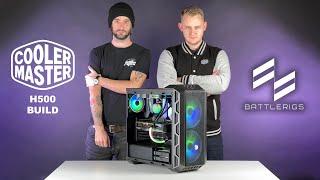 Cooler Master H500 Gaming PC Build  Battlerigs  Full RGB Rig Setup