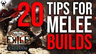 20 Useful Melee League Start Build Tips  Path of Exile 3.25